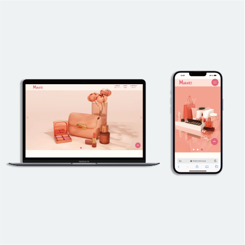 MakeIt!(コスメブランド)のWebサイト