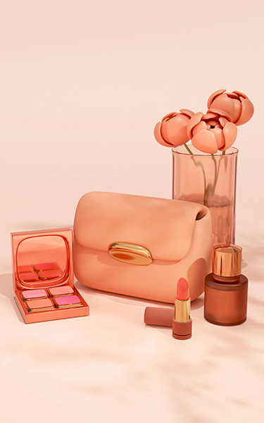 コスメとお花の画像