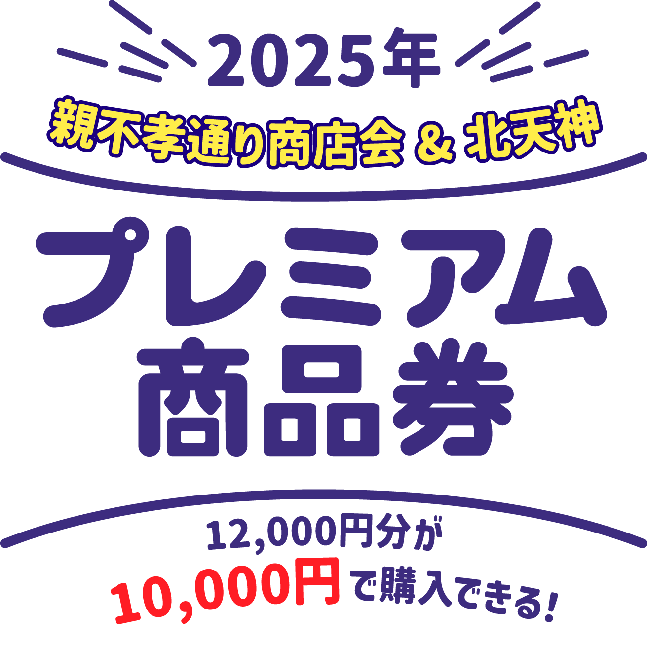 親不孝通り商店会＆北天神プレミアム商品券